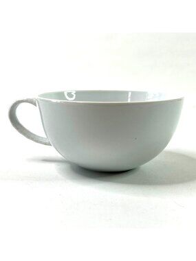 New Michael Aram Palms Breakfast Tea Cup White Porcelain Textured Handle